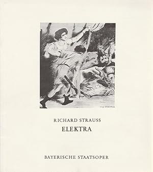 Immagine del venditore per Programmheft Richard Strauss ELEKTRA Premiere 29. Dezember 1972 Nationaltheater Mnchen venduto da Programmhefte24 Schauspiel und Musiktheater der letzten 150 Jahre