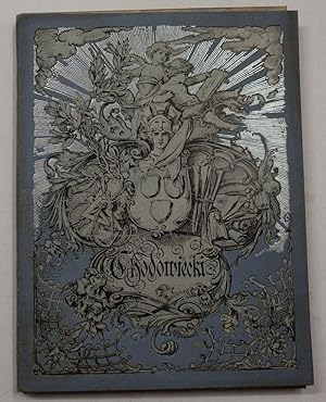 Imagen del vendedor de Auswahl aus des Knstlers schnsten Kupferstichen. 136 Stiche auf 30 Carton-Blttern. Nach den zum Theil sehr seltenen Originalen in Lichtdruck ausgefhrt von A. Frisch, Berlin. a la venta por Antiquariat Martin Barbian & Grund GbR