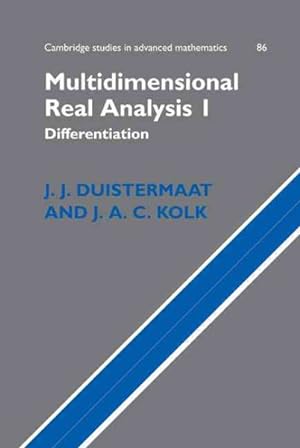 Immagine del venditore per Multidimensional Real Analysis, I : Differentiation venduto da GreatBookPrices