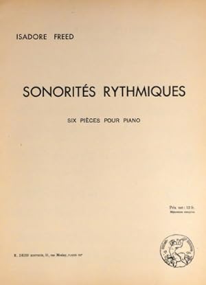 Seller image for Sonorits rythmiques. Six pices pour piano for sale by Paul van Kuik Antiquarian Music