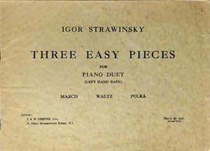 Three easy pieces for piano duet (left hand easy)