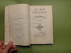 Immagine del venditore per Le roi voyageur ou examen des abus de l'administration de la Lydie venduto da Librairie Les Fleurs du mal