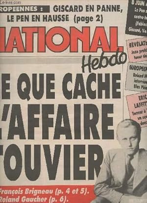 Seller image for National Hebdo n254 semaine du 1er au 7 juin 89 - Ce que cache l'affaire Touvier - Franois Brigneau - Roland Gaucher - Mathilde Cruz - Europennes: Giscard en panne, Le Pen en hausse - Rvlation: Joxe protge un tueur juif for sale by Le-Livre