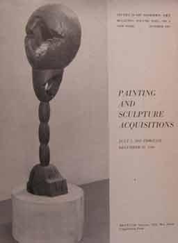 Museum of Modern Art Bulletin (Vol. 24, No. 4, 1957) : Painting and Sculpture Acquisitions. July ...