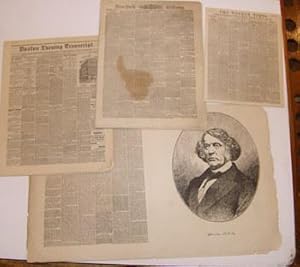 Miniature Newspapers: The Weekly Times (London) December 25, 1870; Boston Evening Transcript July...