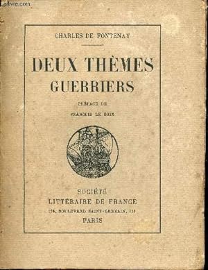 Bild des Verkufers fr Deux thmes guerriers. zum Verkauf von Le-Livre