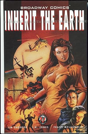 Bild des Verkufers fr Inherit the Earth Signed & Numbered Limited to 250 Hardcover Rare HC HB Jim Shooter Fatale Broadway Comics 1996 zum Verkauf von CollectibleEntertainment