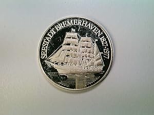 Medaille Seestadt Bremerhaven 1827-1977, wohl Silber