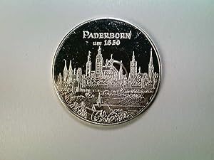 Medaille Paderborn 1650 nach Merian, 40 mm, 30 gr., Silber, SELTEN!