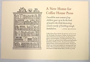 A new home for Coffee House Press