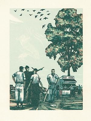 Seller image for Collection of engravings as published in W. P. Kinsella's The First & Last Annual Six Towns Area Old Timers' Baseball Game for sale by Rulon-Miller Books (ABAA / ILAB)
