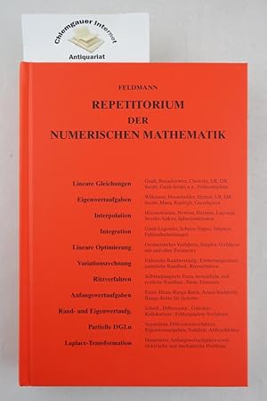 Bild des Verkufers fr Repetitorium der numerischen Mathematik. zum Verkauf von Chiemgauer Internet Antiquariat GbR