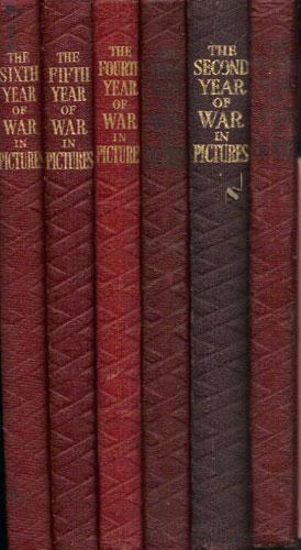 Seller image for THE WAR IN PICTURES. Vol 1. 2 , 3, 4, 5, & 6. Complete Set. for sale by Black Stump Books And Collectables