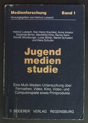 Bild des Verkufers fr Jugendmedienstudie : Verbreitung, Nutzung und ausgewhlte Wirkungen von Massenmedien bei Kindern und Jugendlichen ; eine Multi-Medien-Untersuchung ber Fernsehen, Video, Kino, Video- und Computerspiele sowie Printprodukte. Medienforschung ; Bd. 1. zum Verkauf von books4less (Versandantiquariat Petra Gros GmbH & Co. KG)