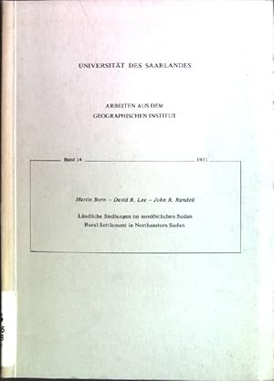 Imagen del vendedor de Lndliche Siedlungen im nordstlichen Sudan/ Rural Settlement in Northeastern Sudan Arbeiten aus dem Geographischen Institut Universitt des Saarlandes Band 14 a la venta por books4less (Versandantiquariat Petra Gros GmbH & Co. KG)