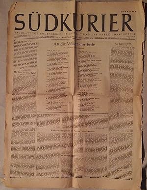 Südkurier. Tagblatt für Bodensee, Schwarzwald und das obere Donaugebiet