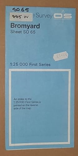 Bromyard. 1:25000 First Series Map Sheet SO 65