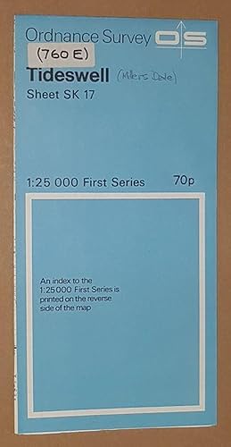 Tideswell. 1:25000 First Series Map Sheet SK 17