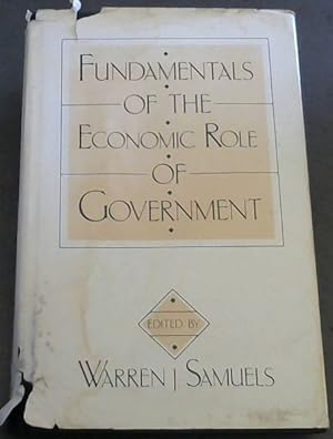 Seller image for Fundamentals of the Economic Role of Government: (Contributions in Economics and Economic History) for sale by Chapter 1