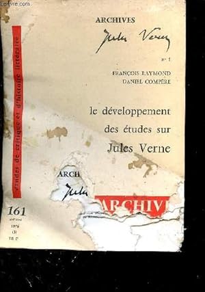 Image du vendeur pour Archives Jules Verne n1 - Archives des lettres modernes 1976 (3) (VIII) n161 - Le dveloppement des tudes sur Jules Verne. mis en vente par Le-Livre