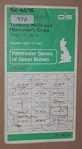 Tenbury Wells and Mortimer's Cross. 1:25000 Pathfinder Map Sheet SO 46/56