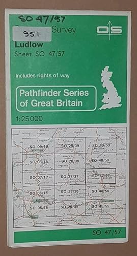 Ludlow. 1:25000 Pathfinder Map Sheet SO 47/57