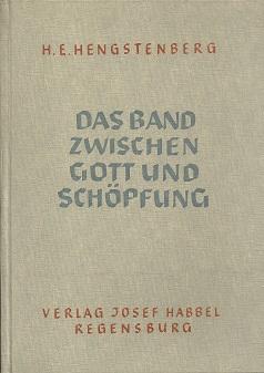 Immagine del venditore per Das Band zwischen Gott und Schpfung. venduto da Antiquariat Axel Kurta