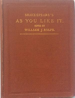 Image du vendeur pour Shakespeare's As you Like It. mis en vente par Jay's Basement Books