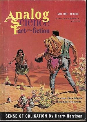 Imagen del vendedor de ANALOG Science Fact & Fiction: September, Sept. 1961 ("Planet of The Damned") a la venta por Books from the Crypt