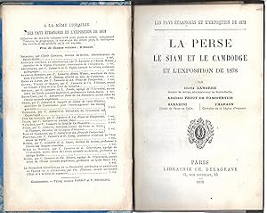 Seller image for La Perse, le Siam et le Cambodge et l'exposition de 1878 for sale by LES TEMPS MODERNES