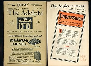 THE ADELPHI - Vol. II, No. 9 - February 1925