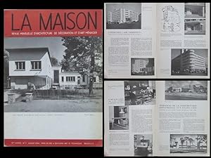LA MAISON N°7 1954 JACQUES HAUVILLE, AIR TERMINUS SABENA, PAUL LESTER WIENER