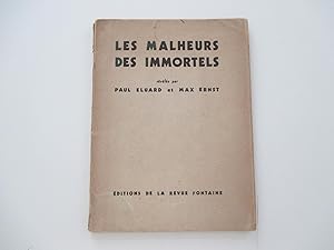 Seller image for Les Malheurs des immortels. for sale by Michael Steinbach Rare Books