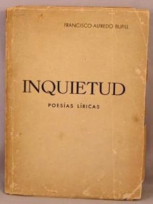 Inquietud; Poesias Liricas.