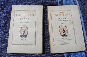 Les Facéties de Pogge traduites en français, avec le Texte Latin Edition Complète