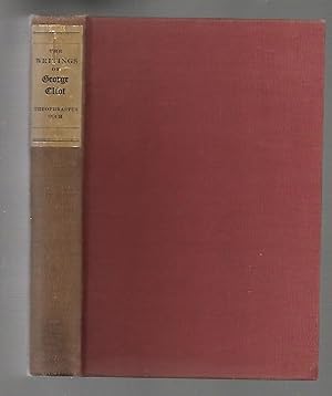 Seller image for The Writings of George Eliot Impressions of Theophrastus Such for sale by K. L. Givens Books