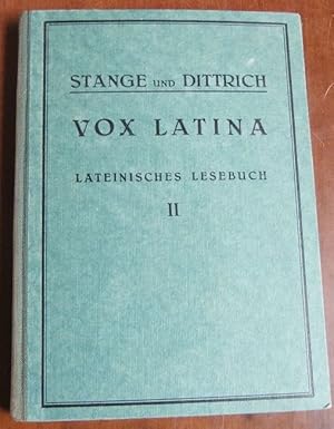 Bild des Verkufers fr Vox Latina - Lateinisches Lesebuch, Teil II. Das heidnische Schrifttum der rmischen Kaiserzeit. zum Verkauf von Antiquariat Blschke