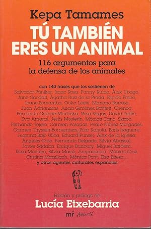 TÚ TAMBIÉN ERES UN ANIMAL