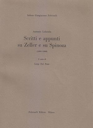 Scritti e appunti su Zeller e su Spinoza (1862-1868)