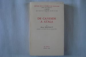 Seller image for De Candide A Atala Histoire De La Littrature Franaise Publie Sous La Direction De J. Calvet for sale by Librairie Historique Kerizel