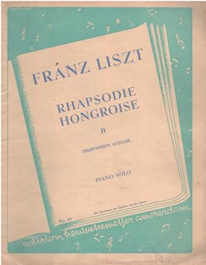 Rhapsodie hongroise II / erleichterte ausgabe / piano solo