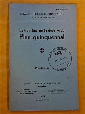 La troisième année décisive du plan quinquennal (soviétique)