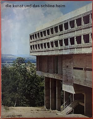 Seller image for Die Kunst und das schne Heim Oktober 1960. 59. Jahrgang, Heft 1. Monatsschrift fr Malerei, Plastik, Graphik, Architektur und Wohnkultur. for sale by biblion2