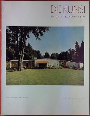 Seller image for Die Kunst und das schne Heim Mrz 1960. 58. Jahrgang, Heft 6. Monatsschrift fr Malerei, Plastik, Graphik, Architektur und Wohnkultur. for sale by biblion2