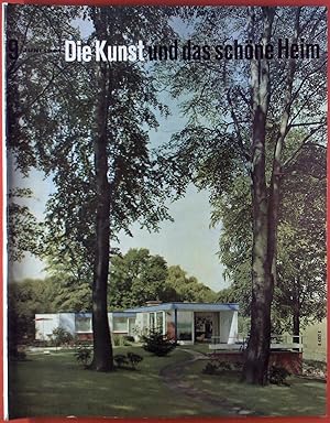 Seller image for Die Kunst und das schne Heim Juni 1961. 59. Jahrgang, Heft 9. Monatsschrift fr Malerei, Plastik, Graphik, Architektur und Wohnkultur. for sale by biblion2