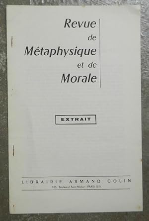 Imagen del vendedor de Une thique problmatique? Kostas Axelos. - Revue de mtaphysique et de morale. a la venta por Librairie les mains dans les poches