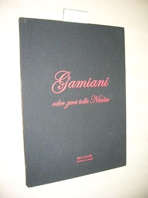 Imagen del vendedor de Gamiani - oder zwei tolle Nchte. a la venta por Klaus Ennsthaler - Mister Book