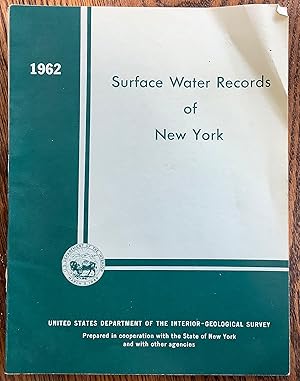 1962 SURFACE WATER RECORDS OF NEW YORK