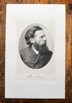 Bild des Verkufers fr Groes Portrait nach einer Photographie. zum Verkauf von Antiquariat Thomas Rezek