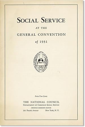 Social Service at the General Convention of 1931